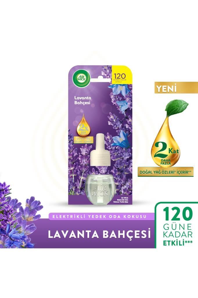 Air Wick Elektrikli Oda Kokusu Yedek Şişe Lavanta Bahçesi 19 ml