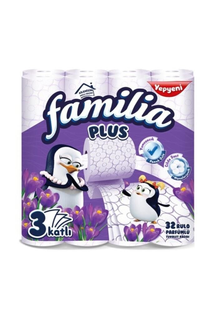 Familia Plus Parfümlü Tuvalet Kağıdı 32'li (SİHİRLİ ÇİÇEKLER KOKULU)