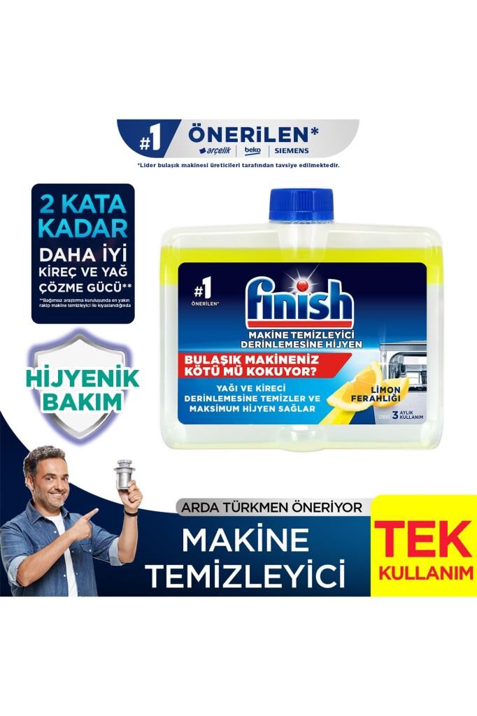 Finish Bulaşık Makinesi Temizleyici Sıvı Limon 250 ml