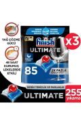 Finish Ultimate Hepsi Bir Arada 255 Kapsül Bulaşık Makinesi Deterjanı Tableti