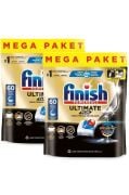Finish Ultimate Plus Hepsi Bir Arada 120 Kapsül Bulaşık Makinesi Deterjanı Tableti