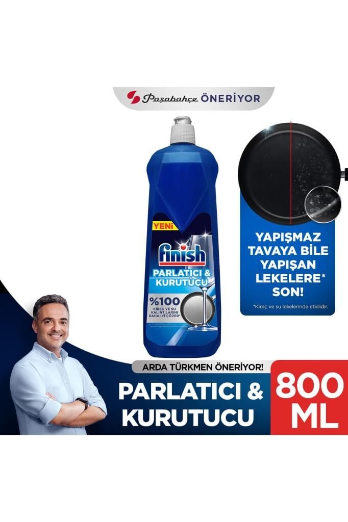 Finish Bulaşık Makinesi Parlatıcı & Kurutucu Sıvı 800 ml