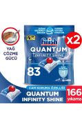 Finish Quantum Infinity Shine Bulaşık Makinesi Deterjanı Kapsül Tablet 166 Adet (83 Adet x 2)