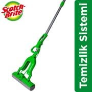 Scotch Brite Kelebek Paspas, Değiştirilebilir Premium Paspas, Yeşil