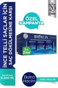 Bioxcin Quantum Yağlı Saçlar için Saç Dökülmesini Önleyici Şampuan 3 x 300 ML