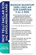 Bioxcin Quantum Yağlı Saçlar için Saç Dökülmesini Önleyici Şampuan 3 x 300 ML