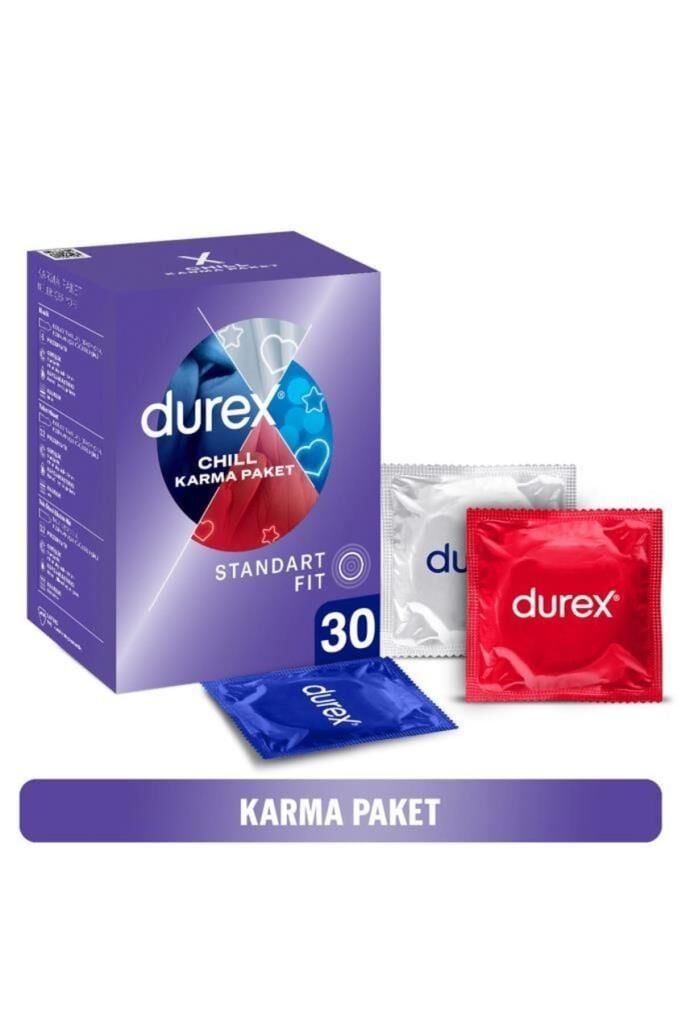 Durex Chill Karma Paket Prezervatif 30’lu