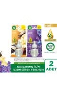 Air Wick Elektrikli Oda Kokusu Yedek Şişe Büyülü Vanilya + Lavanta Bahçesi 2x19 ML
