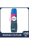 Veet Professional Tüy Dökücü Krem Sprey Bacak&Vücut Bölgesi Hassas Ciltler 150ml