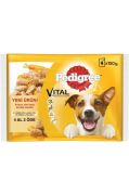 Pedigree Pouch Sığır Etli Kuzulu ve Hindili Yetişkin Köpek Konservesi 4x100 G x13
