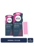 Veet Professional Sir Ağda Bandı Yüz Bölgesi Normal Ciltler 40'lı (20li x 2 Adet)