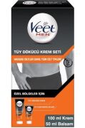Veet Men Erkek Özel Bölgeler İçin Tüy Dökücü Krem Seti Tüm Cilt Tipleri İçin 100 + 50 ml