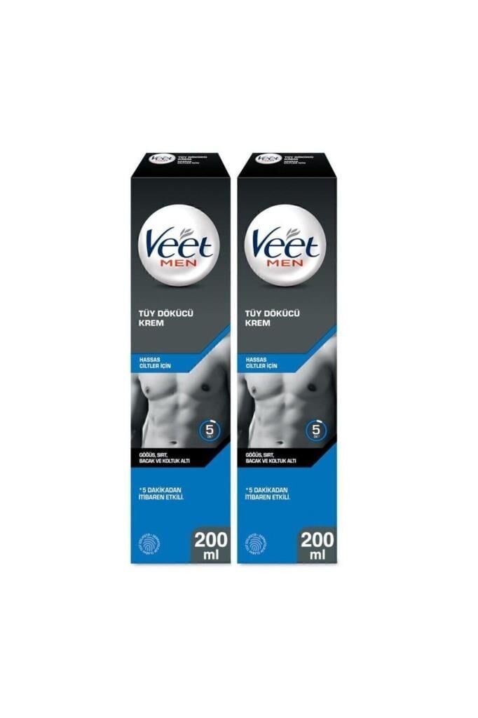 Veet Men Erkeklere Özel Tüy Dökücü Krem Hassas Ciltler 200 ml x2