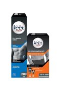 Veet Men Erkek Özel Tüy Dökücü Hassas Ciltler 200ml + Özel Bölgeler İçin Tüy Dökücü Krem Seti 100+50ml