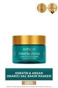 Bioxcin Keratin & Argan Onarıcı Saç Bakım Maskesi 225 ml - Yıpranmış Ve Hassas Saçlar Botoks Etkili