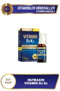 Nutraxin Vitals D3k2 30 Ml - 1000 Iu D3 Vitamini, 25 Mcg K2 Vitamini 207 Puf
