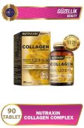 Nutraxin Collagen Beauty Complex 90 Tablet - Hidrolize Tip 1, 2, 3, 5, 10, Biotin, Zinc, Bakır, Hya, Selenyum