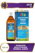 Nutraxin Multivitamin & Mineral Şurup 150 Ml - L-Arginin, Çinko, A,C,D,B Kompleks, Beta Glukan, Karamürver