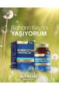 Nutraxin Quercetin Bromelain 30 Tablet - Kuersetin, Bromelain, Çörek Otu, C Vitamini, Isırgan Otu