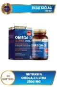 Nutraxin Omega3 Ultra 2500 Mg 30 Softjel - Balık Yağı, EPA 1125, DHA 875 Mg