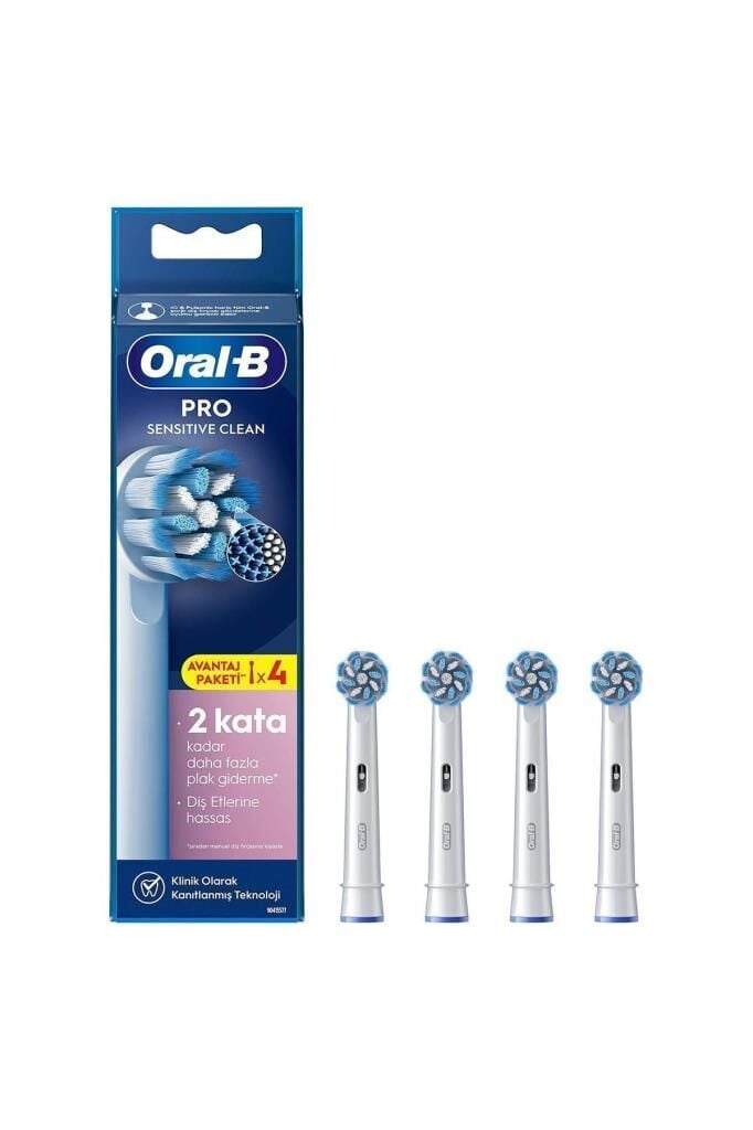 Oral-B Şarjlı Diş Fırçası Yedek Başlığı Sensitive X-Filament 4 adet
