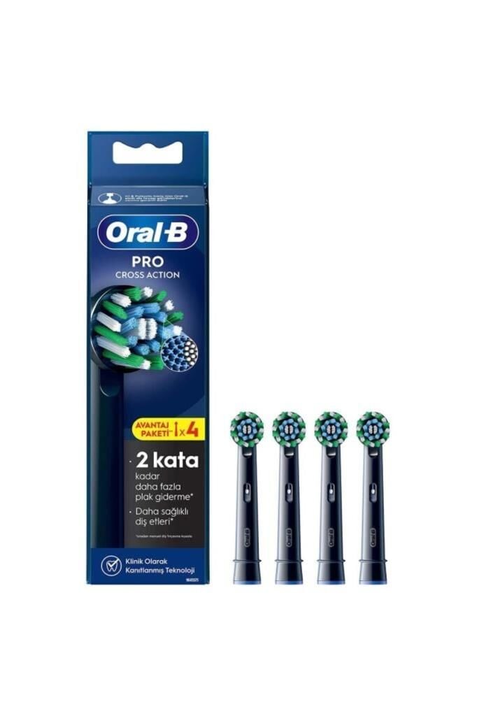 Oral-B Şarjlı Diş Fırçası Yedek Başlığı Cross Action X-filament 4 Adet