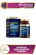 Nutraxin Saw Palmetto Formula 60 Tablet - Cüce Palmiye, Isırgan Otu, Yeşil Çay, Likopen, Çinko, Selenyum