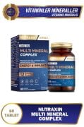 Nutraxin Multimineral Complex 60 Tablet Magnezyum, Kalsiyum, Çinko, Demir, İyot, Krom