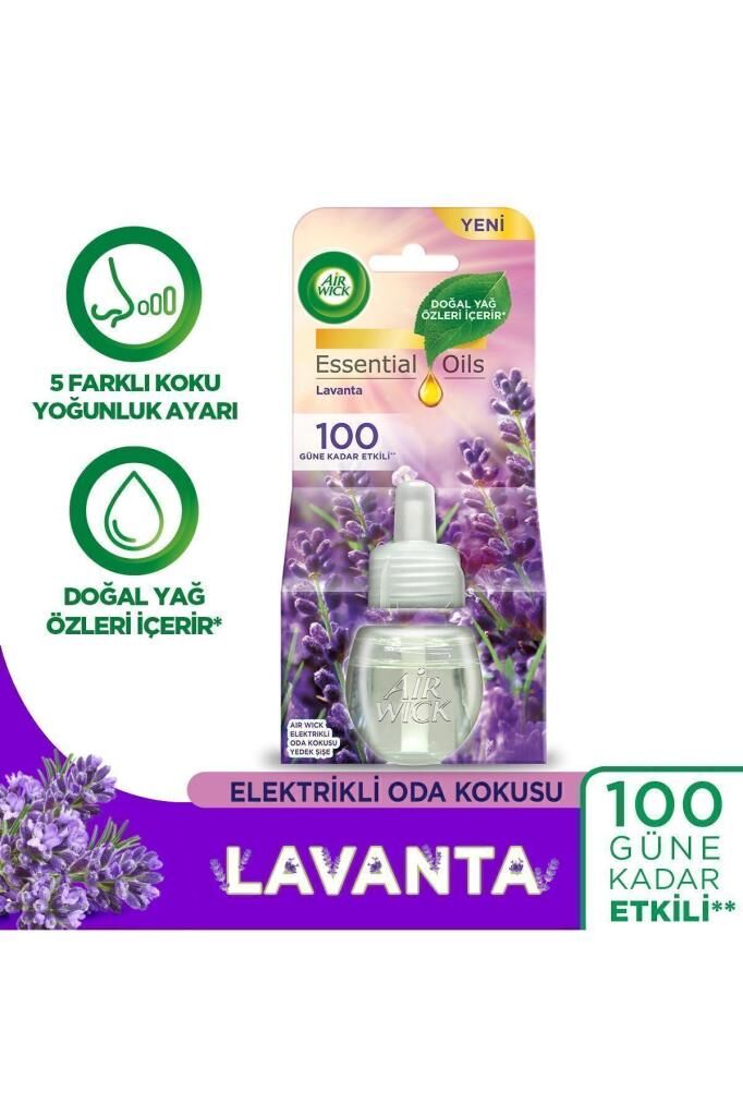 Air Wick Elektrikli Oda Kokusu Yedek Şişe Lavanta - Esansiyel Yağlar Içerir