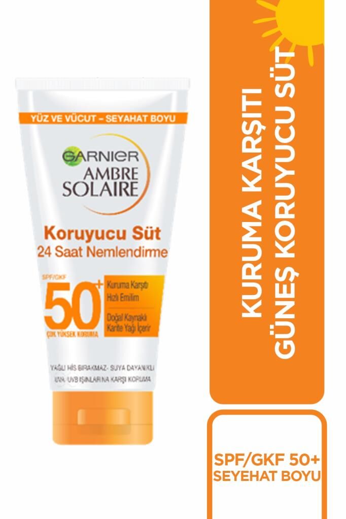 Garnier Ambre Solaire Seyahat Boyu Güneş Koruyucu Süt Gkf50 50 ml