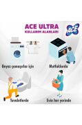 ACE Ultra Yoğun Kıvamlı Çamaşır Suyu Limon Tazeliği 810g X6