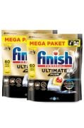 Finish Ultimate Plus Bulaşık Makinesi Deterjanı Kapsül Tablet Limon 120 Adet (60 x 2)