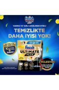 Finish Ultimate Plus Bulaşık Makinesi Deterjanı Kapsül Tablet Limon 120 Adet (60 x 2)