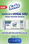 Solo Temizlikte Doğal Güç Okaliptus&Çam Esintisi Yüzey Temizlik Havlusu 3'lü 300 Yaprak