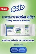 Solo Temizlikte Doğal Güç Okaliptus&Çam Esintisi Yüzey Temizlik Havlusu 6'lı 600 Yaprak