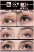 Maybelline New York Lash Sensational Sky High Maskara Siyah