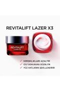 L'Oreal Paris Revitalift Lazer X3 Yoğun Yaşlanma Karşıtı Gündüz Bakım Kremi Gece Bakım Kremi 50 ml