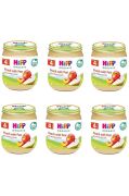 Hipp Organik Kavanoz Mama Armutlu Şeftali Püresi 125G 6'lı Paket
