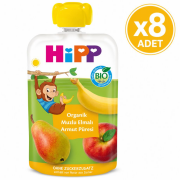 Hipp Organik Muzlu Elmalı Armut Püresi 100 G 8'li Paket