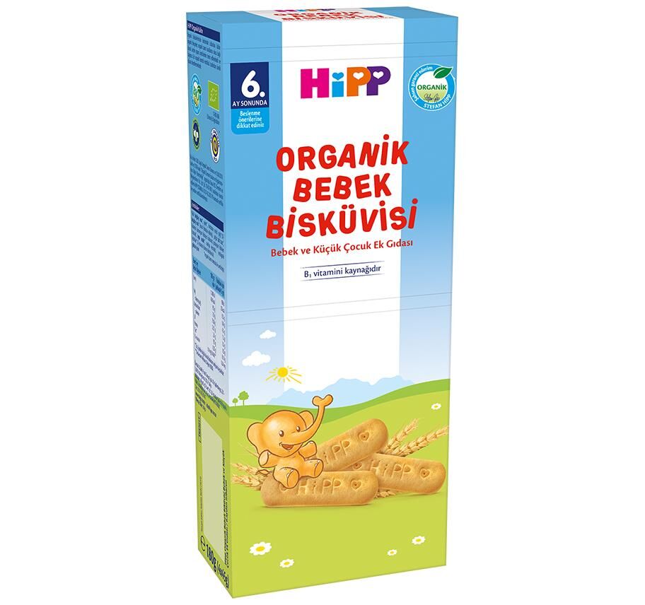 Hipp Organik Bebek Bisküvisi 180 G