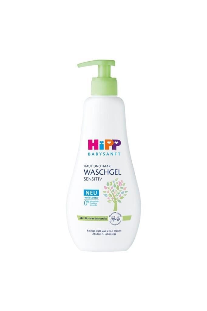 Hipp Babysanft Saç ve Vücut Banyo Jeli & Yenidoğan Şampuanı 400 ML