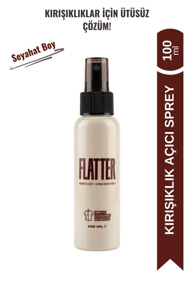 Flatter Kırışıklık Açıcı ve Kumaş Bakım Spreyi Ütüsüz Pratik Çözüm 100 ML
