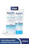 Bepanthol Derma Temel Nemlendirici Günlük Vücut Losyonu 200 ml Kuru ve Hassas Ciltler