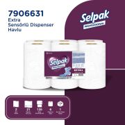 Selpak Professional Extra Sensörlü Havlu, 21 cm, 135 Metre