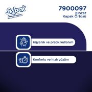 Selpak Professional Premium Klozet Kapak Örtüsü 250 Yaprak 10 Paket