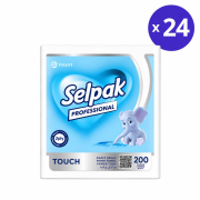 Selpak Professional Touch 2 Katlı Z Katlama Dispenser Havlu 200'lü x 24 Paket