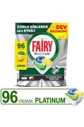 Fairy Platinum Hepsi Bir Arada Bulaşık Makinesi Tableti Limon 96 Tablet