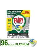 Fairy Platinum Hepsi Bir Arada Bulaşık Makinesi Tableti Limon 96 Tablet
