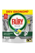 Fairy Platinum Hepsi Bir Arada Bulaşık Makinesi Tableti Limon 96 Tablet