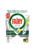 Fairy Platinum Hepsi Bir Arada Bulaşık Makinesi Tableti Limon 50 Tablet